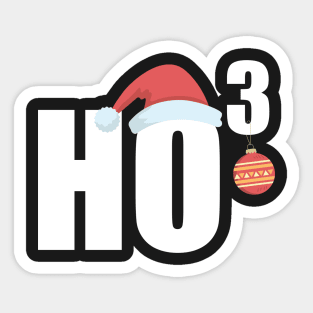 Ho Ho Ho Christmas Funny Sticker